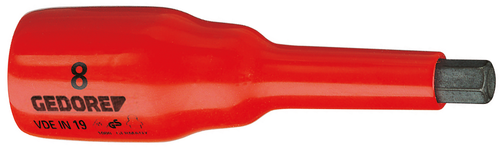 Gedore 6124640 VDE IN 19 8 VDE Screwdriver bit socket socket 1/2" hexagon socket 8 mm