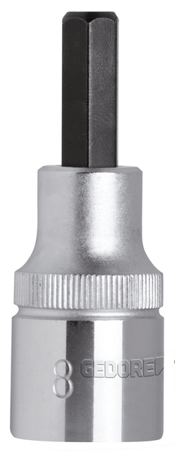 Gedore 3300366 R62551210 Screwdriver bit socket 1/2" 12 mm length 55 mm