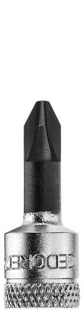 Gedore 6174660 IKS 20 2 Screwdriver bit socket 1/4" cross recess PH 2
