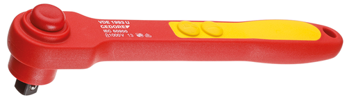 Gedore 6123910 VDE 1993 U VDE reversible ratchet 1/2"