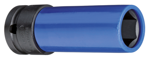 Gedore 2178214 K 19 LS 17  Impact socket 1/2" with protective sleeve, 17 mm