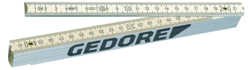 Gedore 1837087 4533-2 Folding rule 2 m
