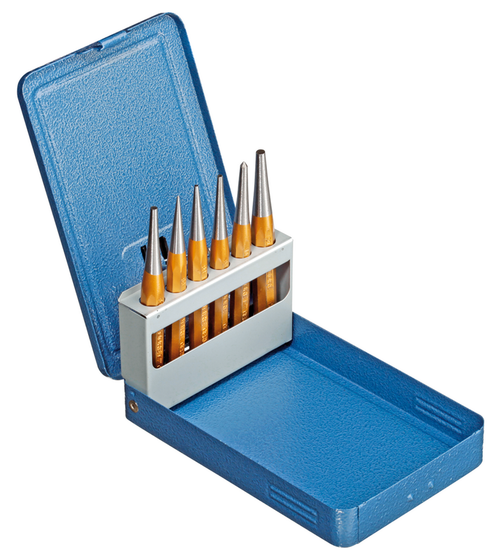 Gedore 8754060 113 D Drift punch set 6 pieces in metal folding box