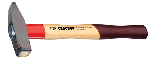 Gedore 8584040 600 IH-300 Engineer’s hammer hammer ROTBAND-PLUS with hickory handle, 300 g