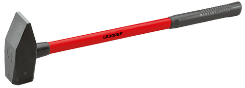 Gedore 8614560 9 F-6 Sledgehammer with fibreglass handle, 6 kg, 800 mm