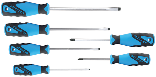 Gedore 1482300 2150-2160 PZ-06 3C-Screwdriver set 6 pieces IS 4-8 PZ 1-2