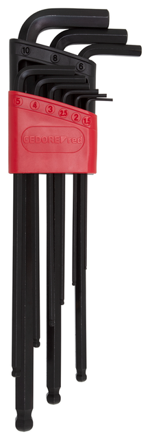 Gedore 3301335 R36675009 Offset screwdriver set hexagon 1.5-10 mm 9 pieces