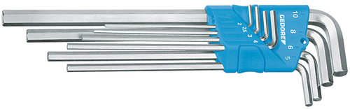 Gedore 1543555 H 42 EL-88 A Offset screwdriver set long in holder 8 pieces AF