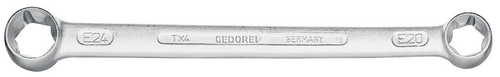 Gedore 6059990 TX 4 E10XE12 double ring spanner external TX E10xE12