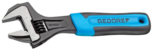 Gedore 2668823 60 S 6 JP Open-ended spanner 6", adjustable, phosphated with plastic handle