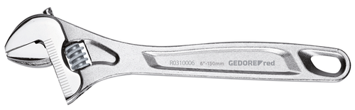 Gedore 3300998 R03100010 Adjustable wrench W.30 mm 250 mm 15° Chrome
