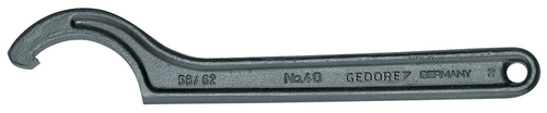 Gedore 6334880 40 68-75 Hook wrench, DIN 1810 form A, 68-75 mm