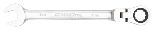 Gedore 3300876 R07300100 Flexible combination ratchet wrench  a/f 10 mm 160 mm