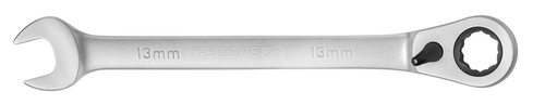 Gedore 3301008 R07201080 Combination ratchet spanner reversible with hold function