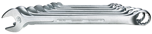 Gedore 6011870 1 B-08 Combination spanner set 8 pieces 10-24 mm