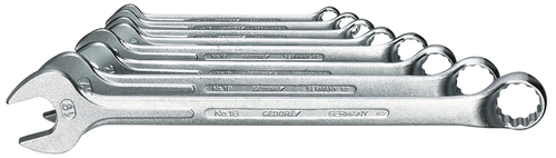 Gedore 6011950 1 B-080 Combination spanner set 8 pieces 8-19 mm