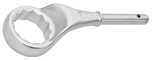 Gedore 6035540 2 A 90 Single ended ring spanner, cranked, 12-edge, 90 mm