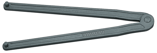 Gedore 6354480 44 3 Two-hole nut driver, adjustable, 3 mm