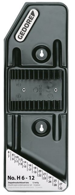 Gedore 5070160 H 6-12 L Plastic holder empty for 12 keys No. 6