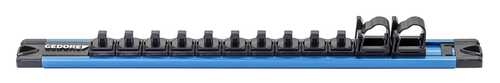 Gedore 3520757 Socket strip 1/4" magnetic, empty, 10 slots