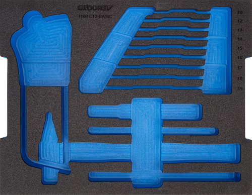 Gedore 2835975 EI-1100 CT2-BASIC foam module 2/2 L-BOXX 136 empty