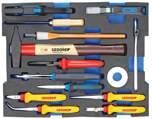 Gedore 2936836 1100 CT2-02 Assortment electrician 15 pieces in 2/2 L-BOXX 136 module