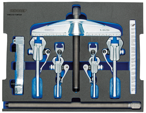 Gedore 2927268 1100 CT2-1.04/12A Puller assortment, 2/2 L-BOXX 136 module