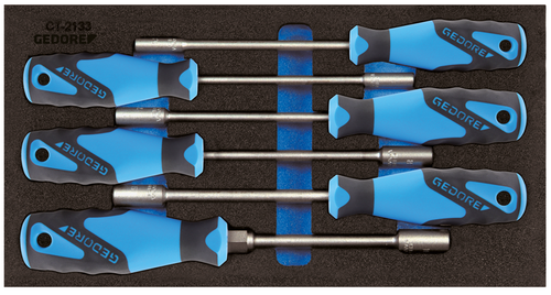 Gedore 2309122 1500 CT1-2133 Socket set in check tool module