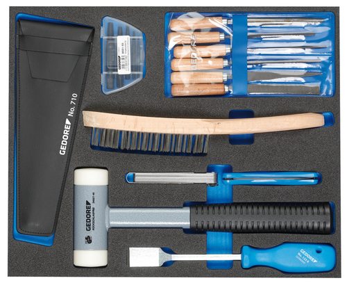 Gedore 2957507 TS CT2-710 tool assortment in 2/4 check tool module