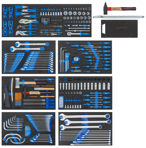 Gedore 3436373 S-306 AGRAR Professional tool set, 306 pieces