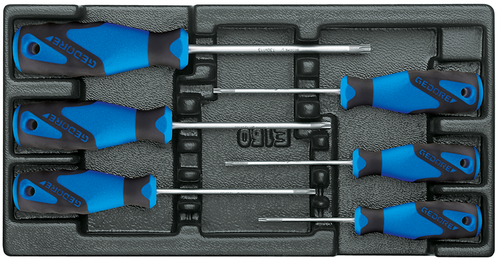 Gedore 1582666 1500 ES-2163 TX Screwdriver set in 1/3 ES module