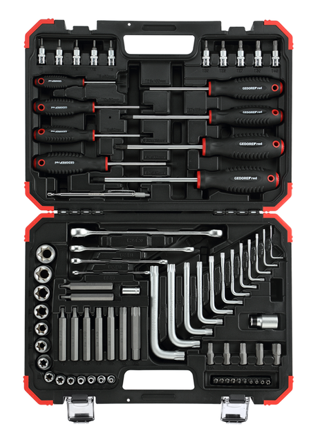 Gedore 3301575 R68003075 TX screwdriver set in case 75 pieces