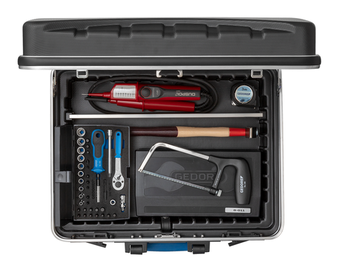Gedore 6601590 1090 Tool box electrician, 90 pieces