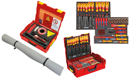 Gedore 3445720 1100-1094-95 ES VDE tool assortment HYBRID + supplementary set 63 pieces