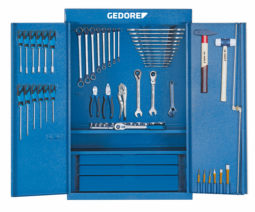 Gedore 6613250 1400 G Tool cabinet with assortment S 1400 G