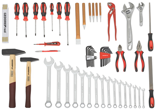 Gedore 3301632 R21000059 Tool set ALLROUND loose 59 pieces