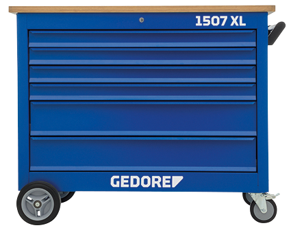 Gedore 3418367 KL-4999-420 Workshop Trolley with Hand Tools, HGV