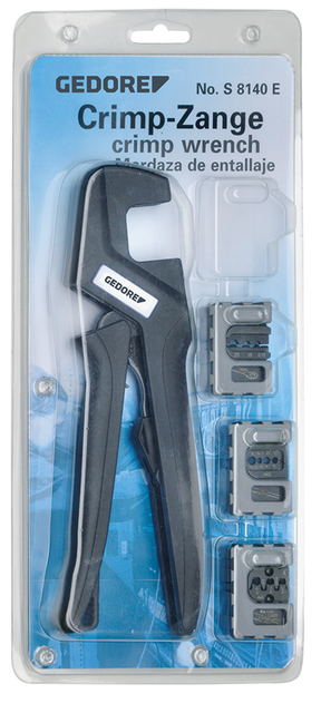 Gedore 1830929 S 8140 J Crimping pliers set INDUSTRIAL 4 pieces