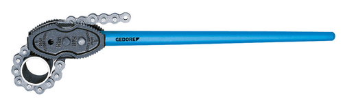 Gedore 4548340 122008 Chain pipe wrench, American model, 1.1/2-8"
