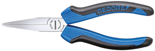 Gedore 6715170 8120-160 JC Flat nose pliers 160 mm 2C-handle