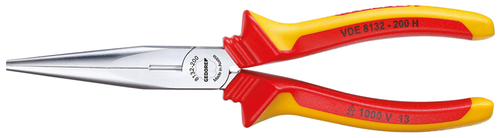 Gedore 1699938 SB VDE 8132-200 H VDE Flat nose pliers with cover insulation 200 mm