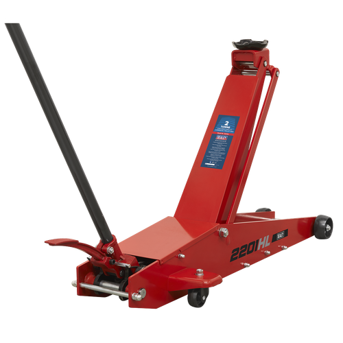 Sealey 2201HL Long Reach High Lift Commercial Trolley Jack 2 Tonne
