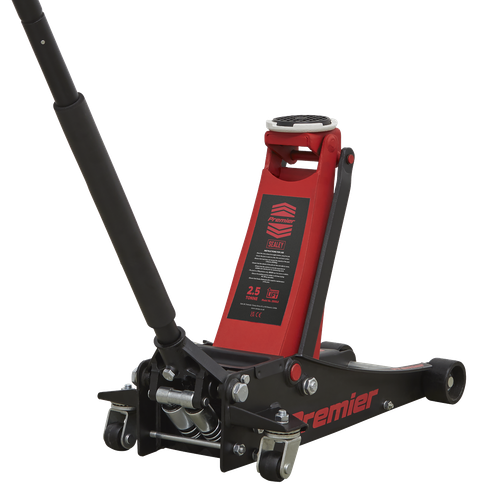 Premier 2500LE Low Profile Trolley Jack with Rocket Lift 2.5 Tonne