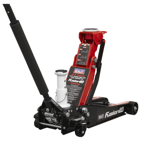 Sealey 3200LEHL Low Profile 2 Tonne Highlift 3 Tonne Trolley Jack with Rocket Lift