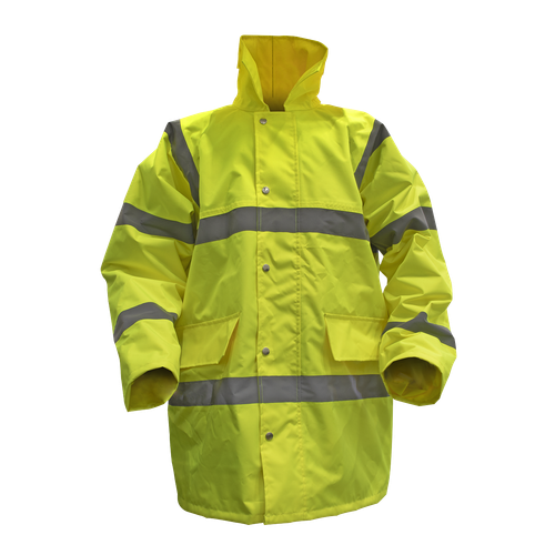 Worksafe 806XXL Hi-Vis Yellow Jacket with Quilted Lining - XX-Large