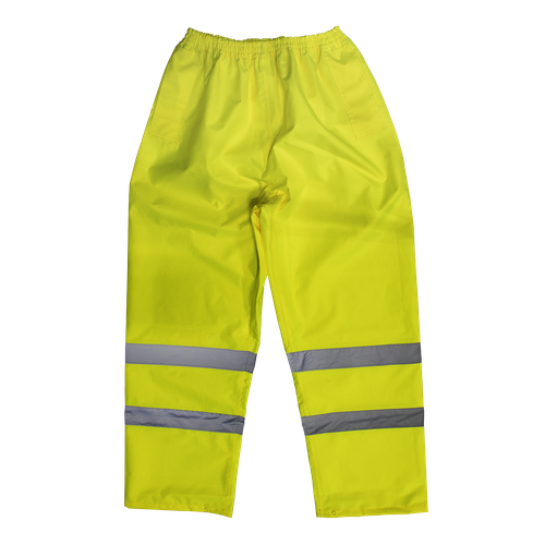 Worksafe 807L Hi-Vis Yellow Waterproof Trousers - Large