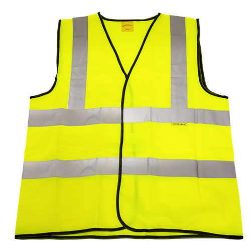 Worksafe 9804XXL Hi-Vis Yellow Waistcoat - XX-Large