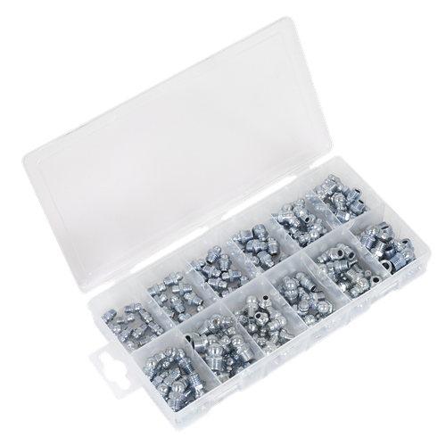 Sealey AB008GN Grease Nipple Assortment 115pc