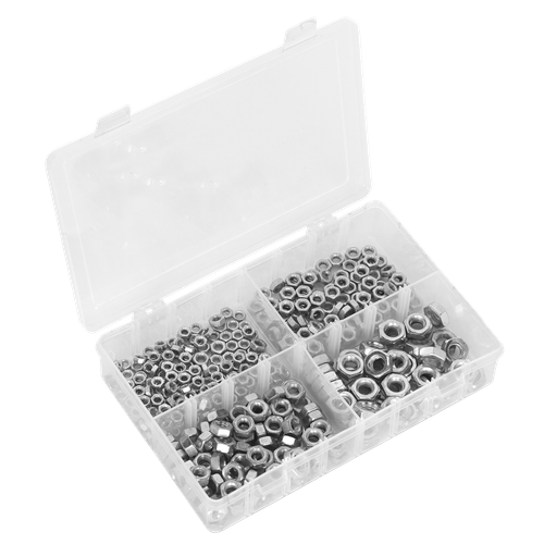 Sealey AB028SN Steel Nut Assortment M5-M10 370pc