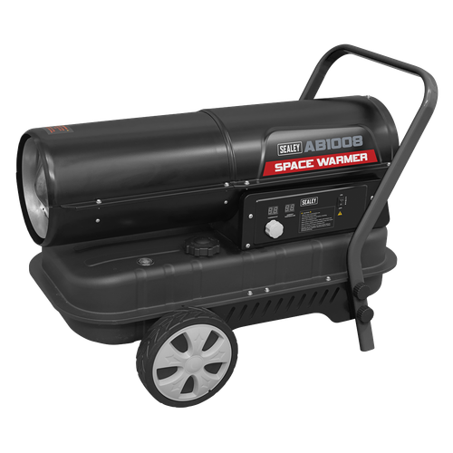 Sealey AB1008 Space Warmer® Kerosene/Diesel Heater with Wheels 100,000Btu/hr